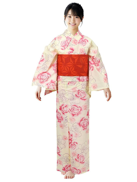 浴衣 セット レディース [なごみや] 女物 小さいサイズ 浴衣 作り帯 2点セット レトロ モダン かわいい 高見え 夏祭り 夕涼み 花火 レディース