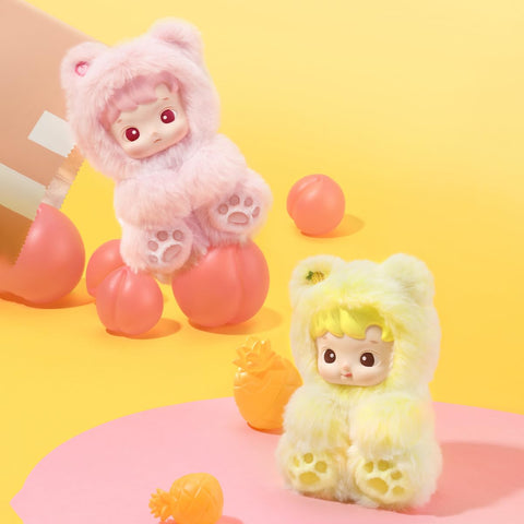 POP MART HACIPUPU Gummy Bear 系列 毛绒玩具挂件【1件】 Pop Mate 扭蛋 百叶窗 盒装 手办 塑料模型 高级 玩具 PVC 软乙烯基 原创 人物 生日礼物