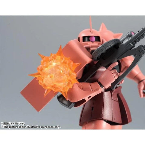 TAMASHII NATIONS Robot Spirits Mobile Suit Gundam MS-06S Char Exclusive Zaku Version, A.N.I.M.E. (Resale Version), Approx. 4.9 inches (125 mm), PVC & ABS Pre-painted Action Figure