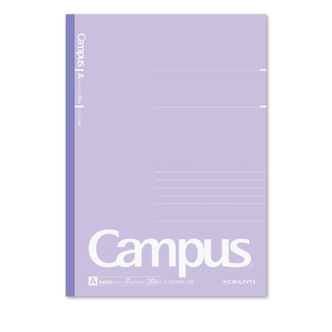 Kokuyo Notebook, Campus Notebook, Limited Edition B5, Dot A Ruled, Pack of 5 Colors, Baked Color, No-3CATN-L35X5, A Ruled (0.3 inches (7 mm)