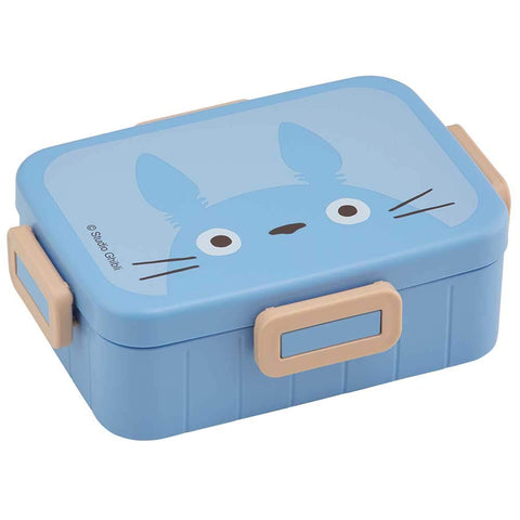 Skater Ag+ Silver Ion Antibacterial 4-Point Lock Lunch Box, 22.0 fl oz (650 ml), Totoro My Neighbor Totoro Face Ghibli YZFL7AG