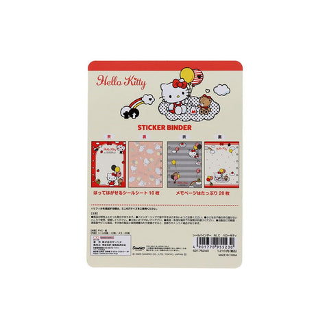 Sun-Star Stationery S2175240 Hello Kitty Sanrio Characters Goods, Sticker Binder Hello Kitty