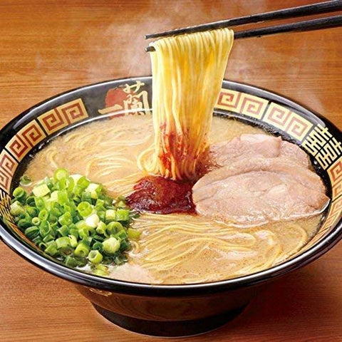【一蘭直販限定商品】一蘭 とんこつ ラーメン 博多細麺（ストレート） 秘伝の粉付 5食入×2個10食セット