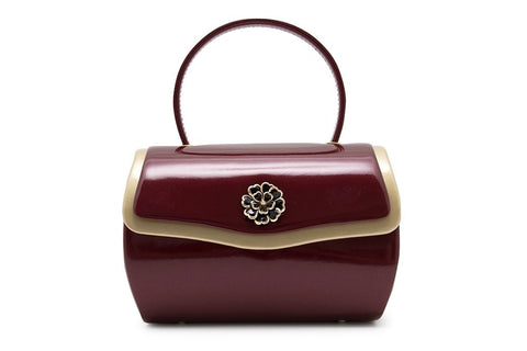 Soubien Enamel Handbag, Somien Original, Coming-of-Age Ceremony, For Furisode, Graduation Ceremony