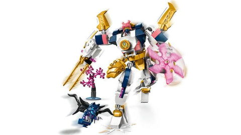 LEGO 71807 NINJAGO Sora Element Power Mech Suit, Toy, Present, Blocks, Boys, Girls, Children, 6, 7, 8, 9 Years, Elementary School Students, Mech, Ninja, Pretend Play