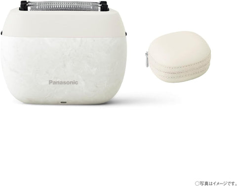 Panasonic Lamb Dash ES-PV6A-W Men's Shaver, Compact, Stone Grain Type, 5 Blades, Marble White