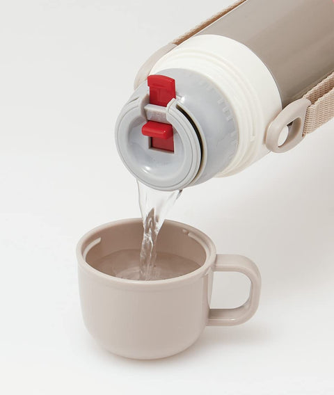 スケーター(skater) 子供用 ステンレス 水筒 2way ストロー飲み 410ml コップ飲み 350ml ディズニーくまのプーさん子供に優しい軽量タイプ 女の子 保温・保冷小容量タイプ waterbottle スポーツボトル かわいい キッズ 子供 こども 水瓶 SKCP3ーA