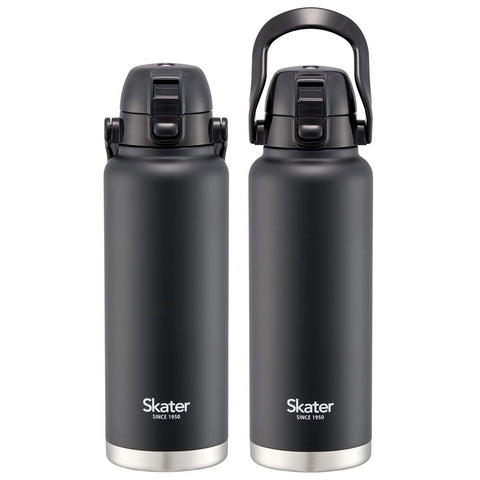 Skater STD12H-A Direct Bottle with Handle, 47.2 fl oz (1,200 ml), Black