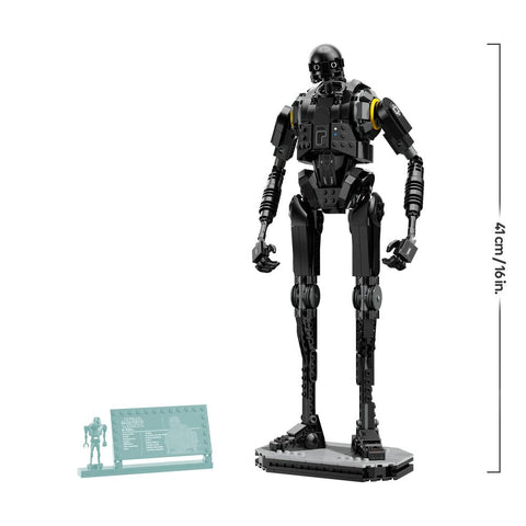 Lego 75434 Star Wars K-2SO Security Droid Toy, Birthday Gift, Blocks, Boys, Girls, Children, 10, 11, 12, Elementary School Students, Space Competition, Robot