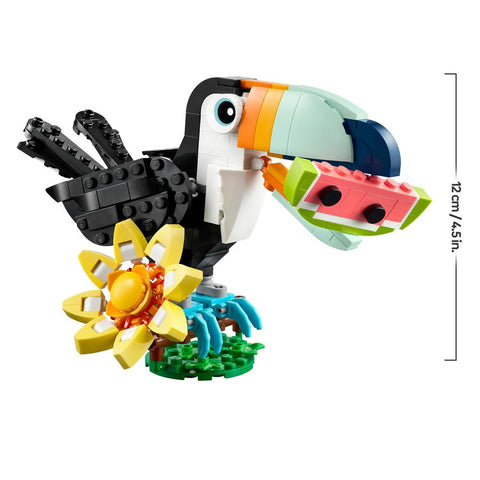 Lego Creator Wild Animals 31173 Tropical Toucan Toy Birthday Present Blocks Girls Boys Children 7 8 9 Years Old Elementary School Interior Stylish Figure Goods