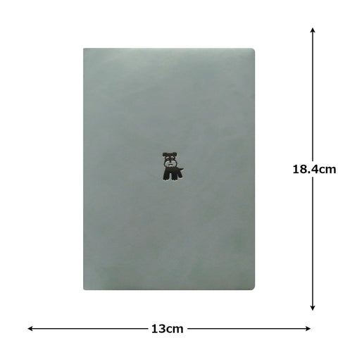 Elcomune Matka DR-WK-691 B6 Weekly Block One-Point Schnauzer Notebook, Begins in January 2026