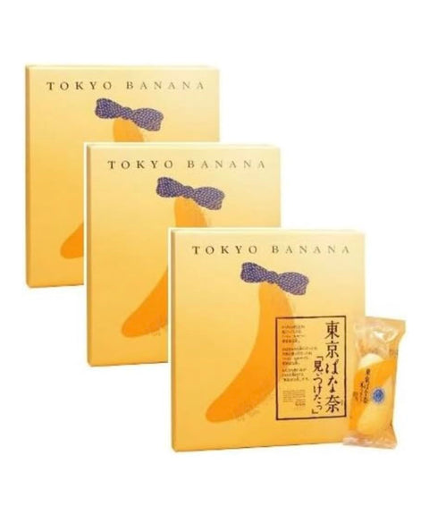 东京芭娜奈 点心 香蕉奶油奶油奶油奶油 8个装" 3盒套装" 东京特产 附袋子 伴手礼 问候 tokyo