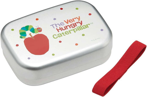 Skater 儿童用 铝制 便当盒 370毫升 饥饿的毛毛虫 日本制造 ALB5NV-A