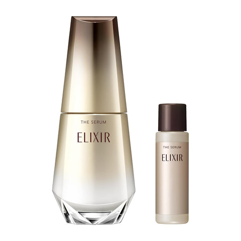 ELIXIR (Quasi-Drug) Aging Care, Body Serum, 1.7 fl oz (50 ml) + Mini Size, 0.2 fl oz (5 ml), Beauty Serum, Gel/Liquid, Relaxing Aqua Floral Scent, Healthy Aging Care, Moisturizing, Shiseido
