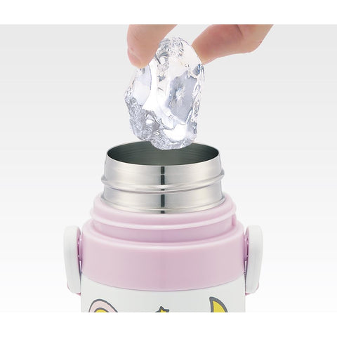 스케이터 (스케이터), 어린이용 스테인리스 스틸 물병, 양방향 빨대 음료수, 410ml, 컵 드링크, 350ml, 시나푸슈, 아동용, 경량 타입, 남아용, 여아용, 단열, 소용량, 물병, 물병, 물병, 물병, 물병 SKCP3-A