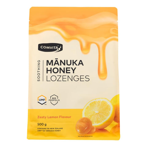 콤비타 스로트 캔디, 마누카 허니, UMF10+ 프로폴리스 캔디, 레몬 허니 향, 100정