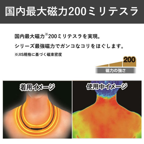 Pip Magneloop Pip Magneloop MAX 200 Milli Tesla 50 cm Shoulder Pain Neck Pain Magnetic Necklace [Amazon.co.jp Exclusive]