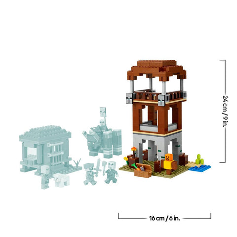 LEGO Minecraft 21278 Pilger Troops and Lavager, Toy, Birthday Gift, Block, Boys, Girls, Kids, 9, 10, 11 Years, Elementary School Students, Micra, Minecraft Goods, Games, Competition Robots