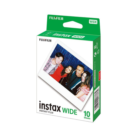 富士軟片(FUJIFILM) 寬版智慧型手機印表機 "趣奇" instax Link WIDE 摩卡灰 & 手掌大小相機 趣奇 INSTAX Pal 黑 廣角鏡頭 多格式 & 即時彩色膜 instax WIDE 10片裝 INSTAX WIDE K R 1
