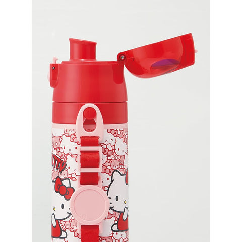 Skater 兒童用 不鏽鋼水杯 兩用 420毫升 水杯飲用 350毫升 三麗鷗 Hello Kitty 漱口水 對兒童友善的輕量 女孩 保溫 保冷 小容量型 waterbottle 運動水杯 可愛 兒童 兒童 水瓶 SKDC3-A