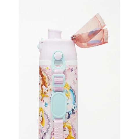 スケーター(Skater) 子供用 ステンレス 水筒 直飲み 580ml ディズニー プリンセス 24 子供に優しい軽量タイプ 保冷専用 waterbottle スポーツボトル かっこいい キッズ 子供 こども 水瓶 SDC6N-A