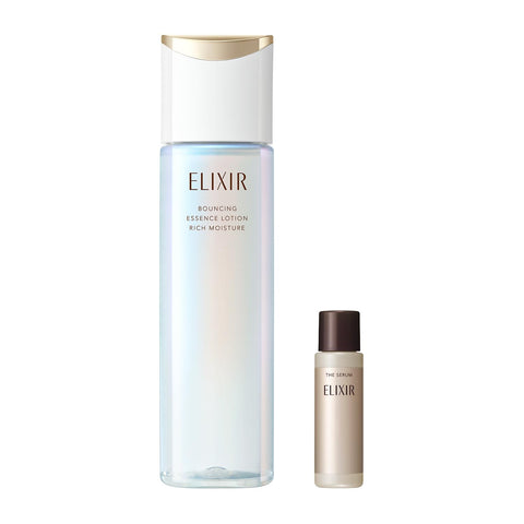 ELIXIR (Quasi-Drug) Aging Care, Lotion, Body Sensation Set, AS Ba, Lotion, Milk, Lotion Type, Relaxing Aqua Floral Scent, Aging Care, Crisp Dry Small Jiwa Moisture, Shiseido
