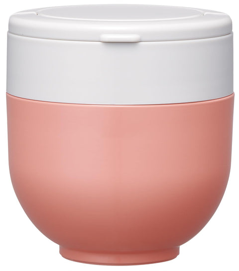 スケーター(Skater) 保温 保冷 丼ぶり ランチジャー 540ml 折りたたみハンドル付 抗菌 テラコッタオレンジ LDNO6AG68015