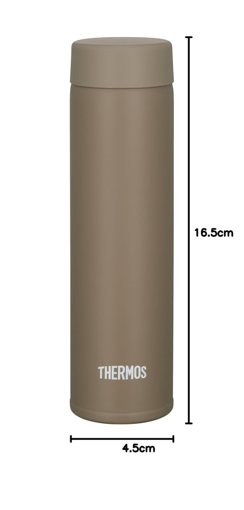 Thermos JOJ-181 OBW Water Bottle, Vacuum Insulated Pocket Mug, 6.1 fl oz (180 ml), Small Capacity Model, Olive Brown