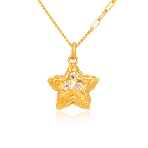 [Ningnvshi] ネックレス レディース シルバー925 純銀製 (18K/24K金仕上げ) 金属アレルギー対応 キュービックジルコニア ペンダント 人気 ジュエリー 誕生日 プレゼント 女性