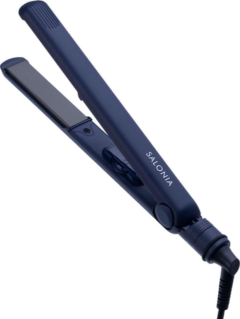 SALONIA Saronia Straightening Iron/Hair Iron, 24mm, SL-004SANV, Navy