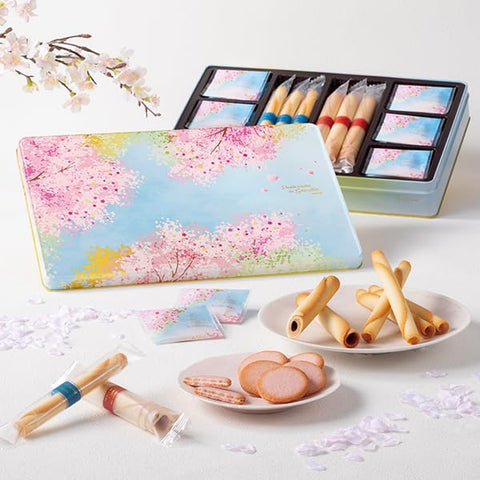 요쿠모쿠 요쿠모쿠 과자 선물, 서양 과자 세트 선물, 시가, 개별 포장, 더블 초콜릿 또는 사쿠라 세트, 3종, 36개 팩