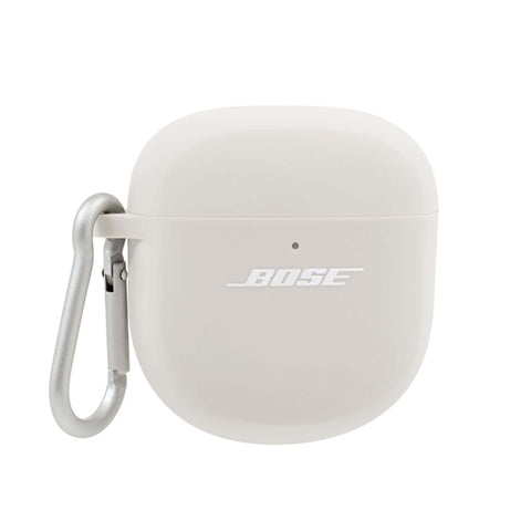 Bose QuietComfort Earbuds II Silicone Case Cover Protect Bose QC Earbuds II Silicone Case Cover with Aluminum Carabiner Soapstone