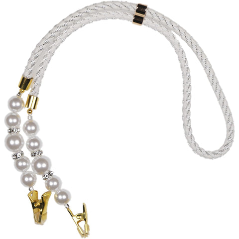 [TOuWA] Kimono Sussuke Rope, Toe Stop, Paddle Clip, Women's, Pearl-style, Natural Stone, Anti-Slip, Waterhouse, Kitchen, Cooking, Housework, Izakaya, Japanese Restaurant (Total Length: Approx. 22.4
