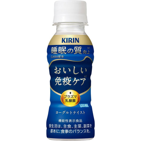 Kirin Delicious Immune Care Sleep Plasma Lactic Acid Bacteria 3.4 fl oz (100 ml) 30 Bottles, Lactic Acid Bacteria, Functional Display Food, Improve Sleep Quality, Health Care