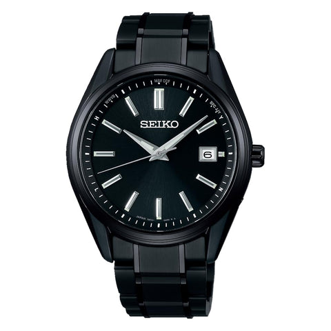 Seiko Selection S-Series Titanium Solar Radio Watch, black, 1 piece, Bracelet Type