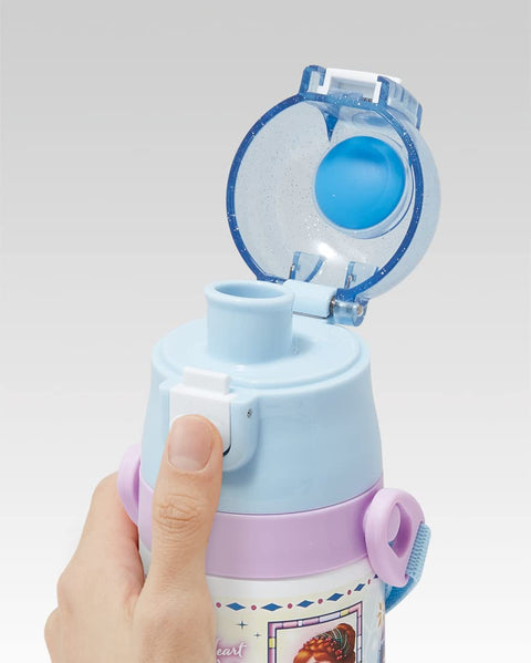 스케이터 (스케이터) 워터 보틀, 350ml, 디즈니 겨울왕국 23, 아동용, 여아용, 다이렉트 드링크 컵, 드링크, 투웨이, 스테인리스 스틸, 컵 포함, SKDC3-A