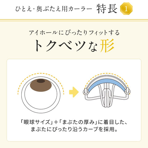 Eyeputti(Eyeputti) 一眼・后盖用卷发棒(附2个替换橡胶)