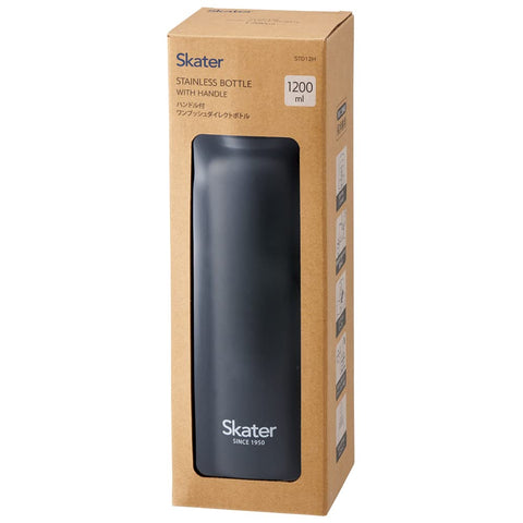 スケーター(Skater) ハンドル付 ダイレクトボトル 1200ml 水筒 マグボトル ブラック STD12H-A