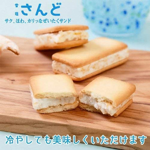【沖繩土產】蘊含宮古島海洋溫柔的雪鹽夾心餅 鹽味白巧克力口味 (6個裝)