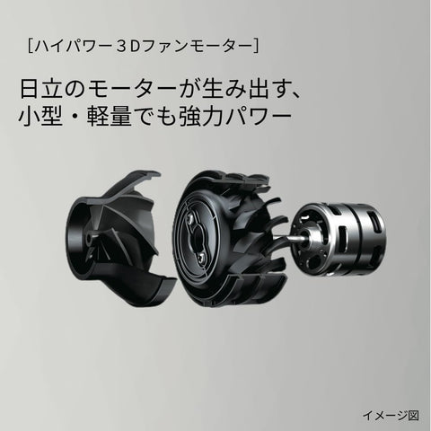 Hitachi Vacuum Cleaner, Easy Karu Stick, Cordless Stick Cleaner, PV-BL1A2K, Black, Made in Japan, Strong Power, Lightweight, Self-Propelled