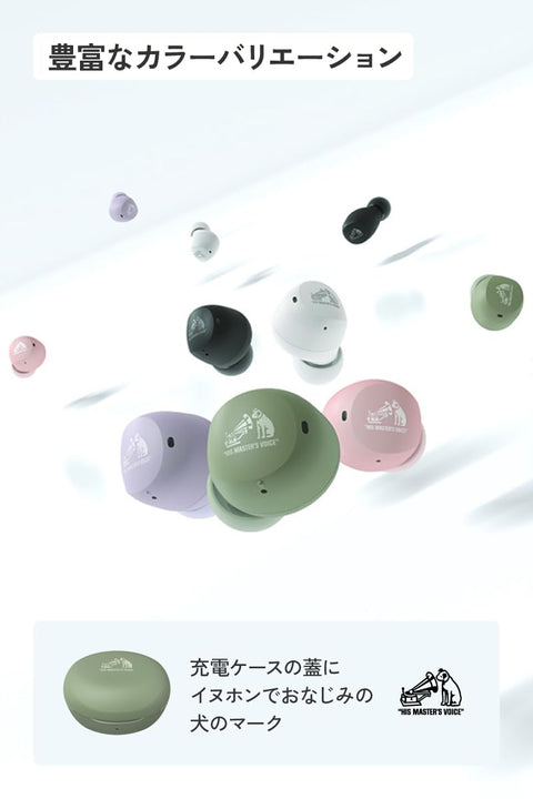 JVCケンウッド Victor HA-A6T-B ワイヤレスイヤホン Bluetooth Ver.5.4 合計23時間再生 マイク付き 小型 軽量 防水 ブラック HA-A6T