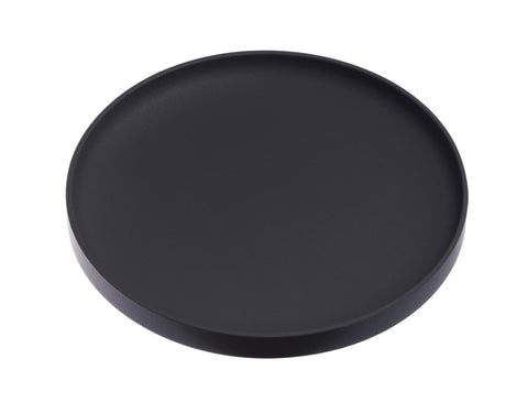 YAMAZAKI home Tower Silicone Coaster Round Black