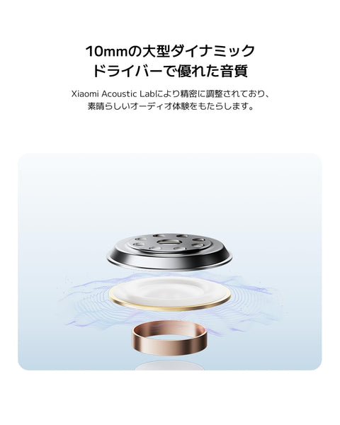 샤오미 무선 이어폰 Redmi Buds 6 플레이 36시간 재생 시간 AI 통화 소음 감소 저지연 모델 초경량 구글 패스트 페어 호환 고속 충전 USB 타입-C 블랙