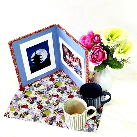 Seven Treasures of Harmony Greeting Card & Standing Double Photo Frame