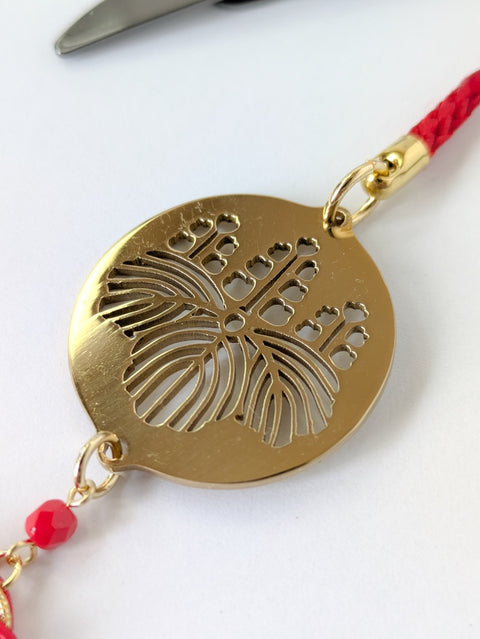 Japanese Traditional Ornament "Toyotomi Hideyoshi" Mizuhiki (with Sword-shaped Clip)