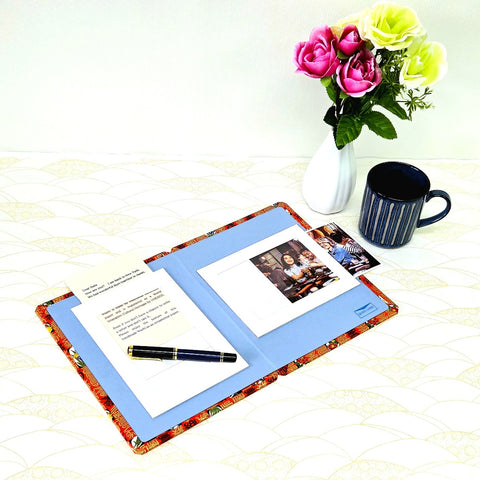 Happiness & Longevity Greeting Card & Standing Double Photo Frame