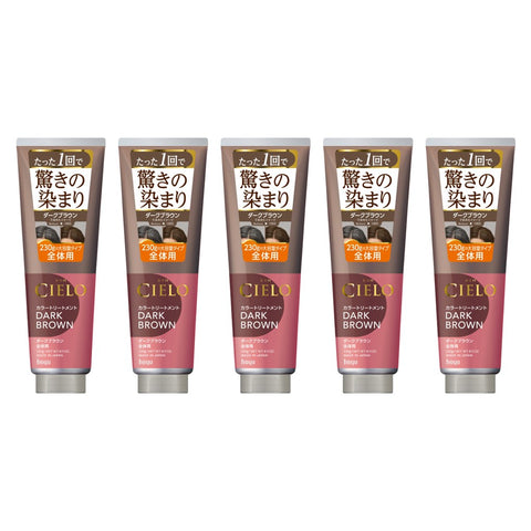 CIELO Coloring Treatment For overall coloring Dark brown　×５