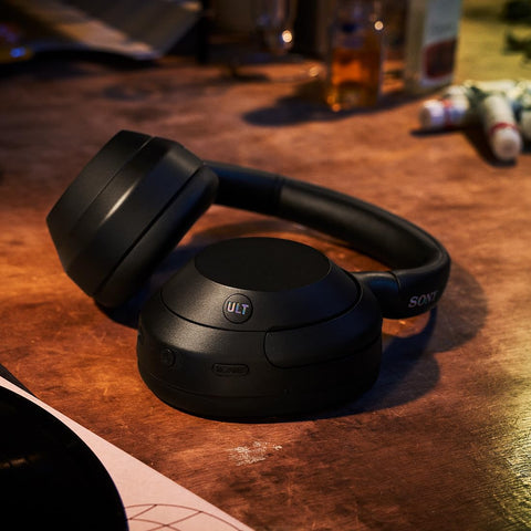Sony WHULT900N BC ULT WEAR Wireless Noise Canceling Headphones, Stereo, Powerful Bass, Built-In Amazon Alexa, Improved Calling Performance, Comfortable, Black