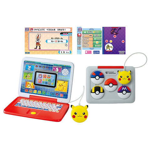 Takara Tomy Pokémon Pokémon Getting Academy with the Mouse PC, Educational, For Ages 4 and Up, Toy Safety Standards Passed, ST Mark Certified, Pokemon TAKARA TOMY