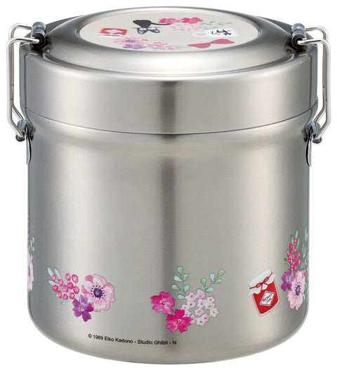 Skater STLB1AG-A Thermal Lunch Box, Kiki's Delivery Service, French, Studio Ghibli, 20.3 fl oz (600 ml), Rice Bowl Type, Antibacterial, Vacuum, Stainless Steel